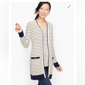 Talbots SUPERSOFT TIPPED CARDIGAN